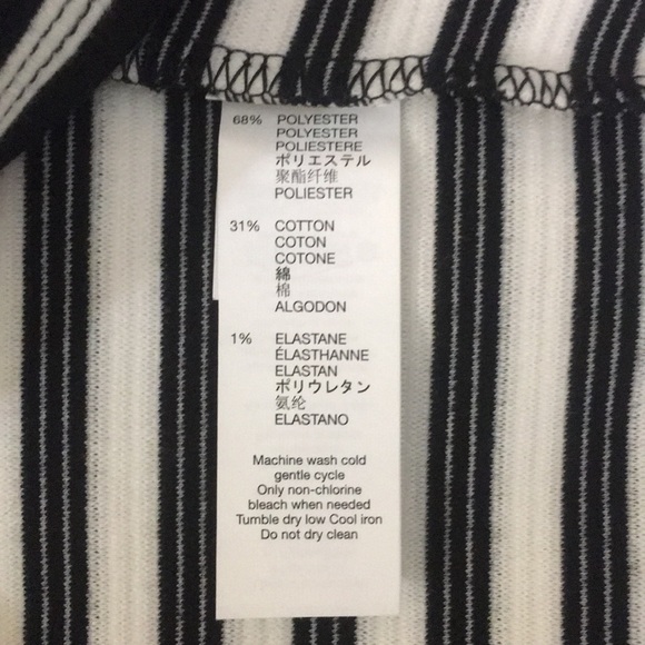 Gap black & white stripe sleeveless crop top - Picture 5 of 6